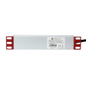 10' 1U X4 Toitepistikupaneel - Schuko Pistikupesad