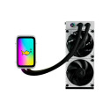 HYTE THICC Q60 Processor Liquid cooling kit 12 cm Black, White 2 pc(s)