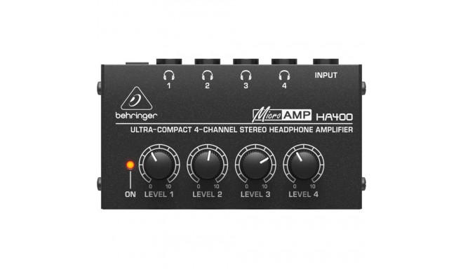 Behringer HA400 - ultra-Compact 4-Channel Stereo Headphone Amplifier