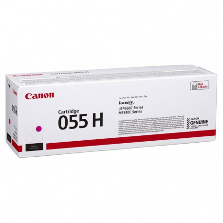 Canon 055H originaal magenta toonerikassett