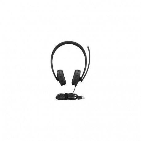 Lenovo kõrvaklapid/peakomplekt 4XD1P83425 juhtmega peapaelaga kõned/muusika USB Type-A, must