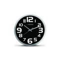 Esperanza EHC013K Wall Clock - Zurich - Black Quartz clock Oval Black, White