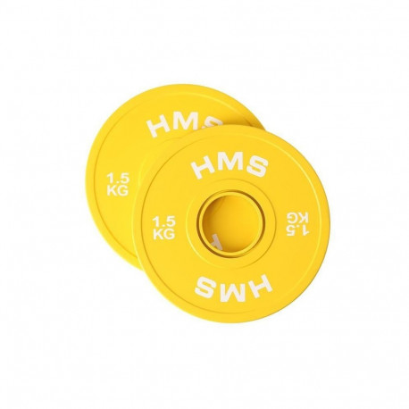 Olympic Bumper 2x1.5kg kollane HMS CBRS15 ketas