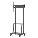 Techly põrandastatiiv riiuliga 32-70" LCD/LED/Plasma telerile