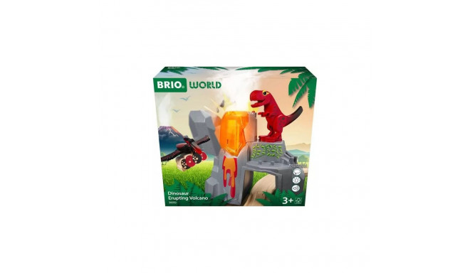 BRIO Dinosaur Erupting Volcano