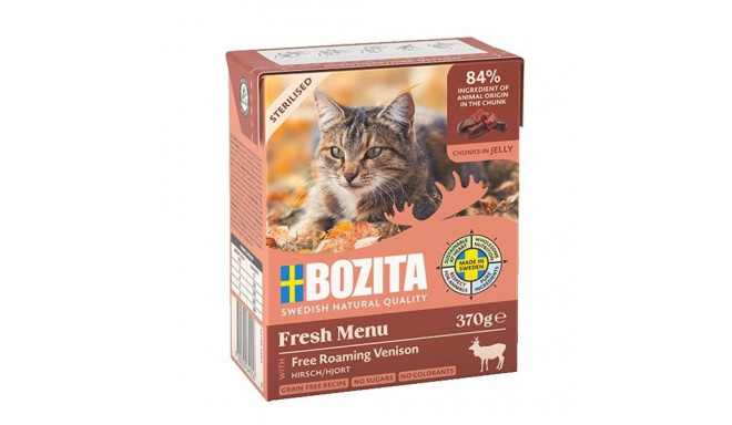 BOZITA Fresh Menu Sterilised Venison - wet cat food - 370g