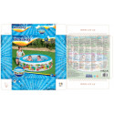 Bestway täispuhutav mängubassein - 3-rõngaline - Φ1.96m x H53cm