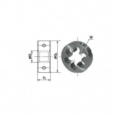 FANAR DIE G 1/2" HSS800F