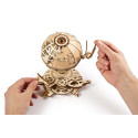3D pusle puidust mehaaniline gloobus Ugears