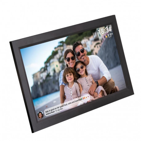Denver PFF-1503B digital photo frame Black 39.6 cm (15.6") Touchscreen Wi-Fi