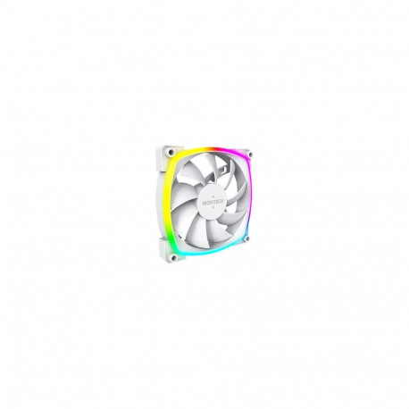 Montech ventilaatorid AX120 PWM ARGB, 3 tk, 120mm, valged