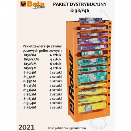 Beta webbing slings 46tk/ Robur display