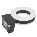 Maclean LED lamp, seinapealne, PIR-anduriga, PC+ALU, 20W, 1700lm, IP65, Neutraalne Valge 4000K, hall