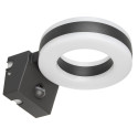 Maclean LED lamp, seinapealne, PIR-anduriga, PC+ALU, 20W, 1700lm, IP65, Neutraalne Valge 4000K, hall