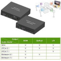 HDMI 4K heli ekstraktor 5.1CH 3.5 mm pesa SPDIF Toslink DTS