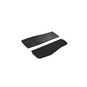 NATEC PORIFERA US JUHTMEVABA BLUETOOTH + 2.4GHZ X-KÄÄRMEHHANISMIGA KLAVIATUUR TAUSTVALGUSTUSEGA ERGO