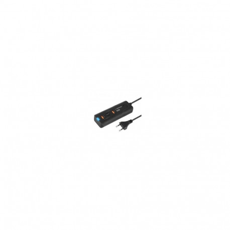 Esperanza EZC109 universaalne must kiire laadimisega siseruumides kasutatav mobiilseadme laadija