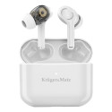 Krüger&Matz M4 PRO Headset Wireless In-ear Calls/Music/Sport/Everyday Bluetooth White