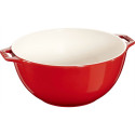 Staub kauss kahe käepidemega - 25 cm, punane