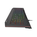 Genesis Lith 400 RGB US mänguklaviatuur X-Scissor tarkvaraga SLIM taustavalgustus