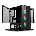 Lian Li LANCOOL II MESH RGB Midi Tower Black, Transparent