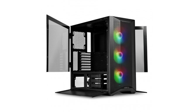 Lian Li Lancool II Mesh RGB Midi Tower Black, Transparent