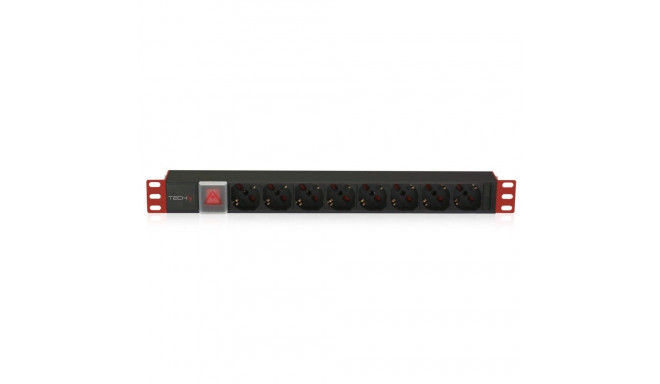 Rack Power Strip 1U 8x Schuko/UNEL, cable C20 3m, 16A
