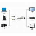 HDMI Male to DisplayPort Male + USB-A Male 4K Adapter Gembird A-HDMIM-DPM-01 Black HDMI Male to DisplayPort Male + USB-A Male 4K Adapter Gembird A-HDMIM-DPM-01 Black