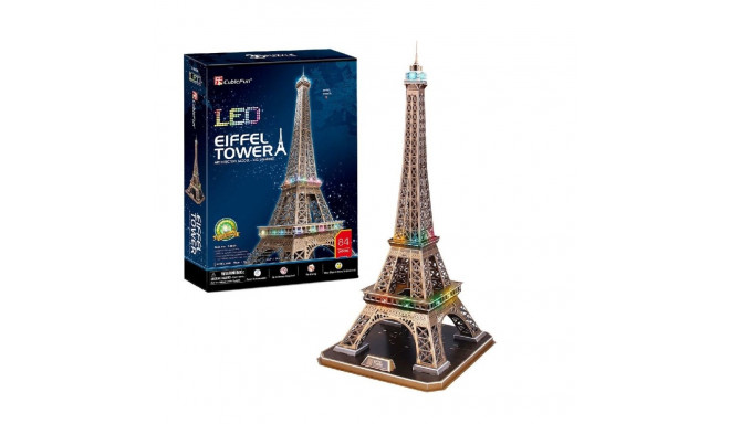 CUBIC FUN LED 306-20507 3D LED PUZZLE - EIFFELI TORN