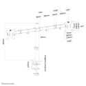 Neomounts FPMA-D550DBLACK monitorihoidik 10-32"