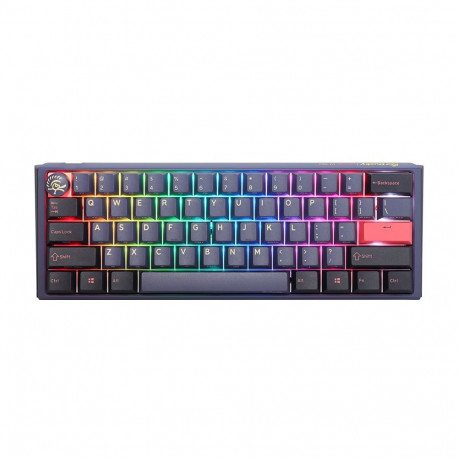 Ducky One 3 Mini mänguklaviatuur USB sinine