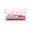 Ducky One 3 TKL Gossamer Pink klaviatuur Mängimine USB Saksa Roosa, Valge