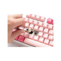 Ducky One 3 TKL klaviatuur Mängimine USB QWERTY Inglise Roosa