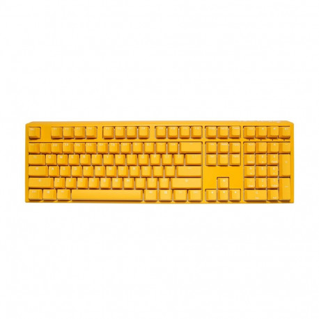 Ducky One 3 klaviatuur mängimiseks USB QWERTY inglise kollane