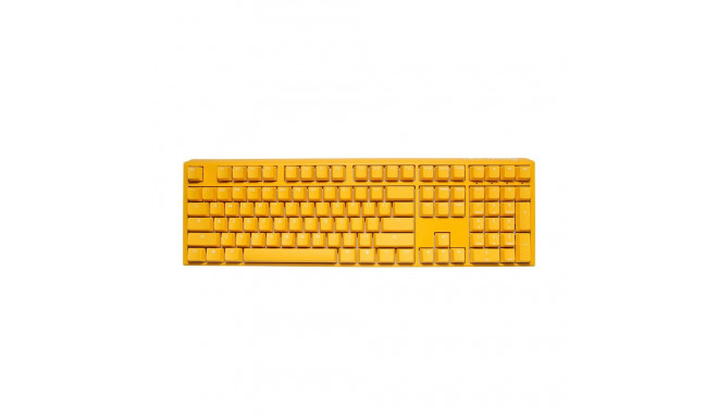 Ducky One 3 klaviatuur Mängimine USB QWERTY Inglise Kollane
