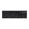 Ducky One 2 White LED keyboard Universal USB German Black, White