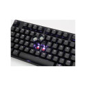 Ducky One 2 White LED keyboard Universal USB German Black, White