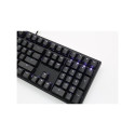 Ducky One 2 valge LED-klaviatuur universaalne USB Saksa must, valge