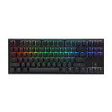 Ducky One 2 RGB TKL klaviatuur Mängude USB Saksa Must