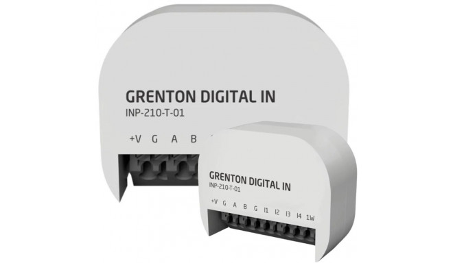 Digital input module (4 inputs) / supports 1-wire / flush mounting / TF-Bus
