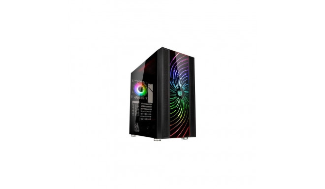 Kolink Unity Adapt ARGB Midi Tower Must, Läbipaistev