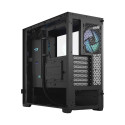Fractal Design op Air RGB Must TG Selge Toon, ATX, mATX, Mini ITX, Toiteplokk kaasas Ei