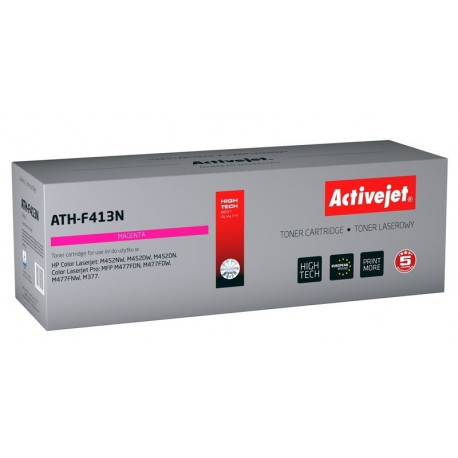 Activejet tooner ATH-F413N asendab HP 410A CF413A, Canon CRG 046 M 1248C002, Supreme 2300pages, mage