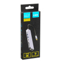 iBox IUH3SL4K sülearvuti dokk/pordilaiend USB 3.2 Gen 1 (3.1 Gen 1) Type-C Power Delivery 100W hõbed