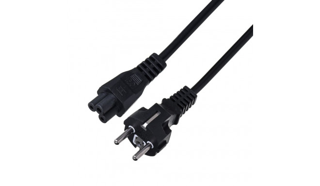 Savio CL-81 power cable Black 1.8 m Power plug type E IEC C5