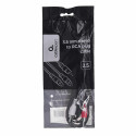 Gembird 2.5m, 3.5mm/2xRCA, M/M heli kaabel Must, Punane, Valge