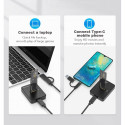 Gembird DD-U3M2 mäluseadme dokkimisjaam USB 3.2 Gen 1 (3.1 Gen 1) Type-C must
