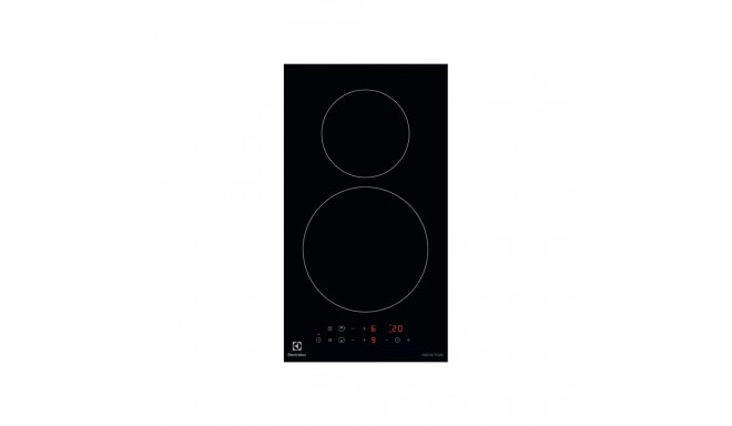 Electrolux LIT30230C must integreeritav kahe tsooniga induktsioonpliidiplaat.