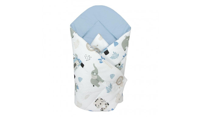 Ankras wrap blanket 80/80 zoo blue
