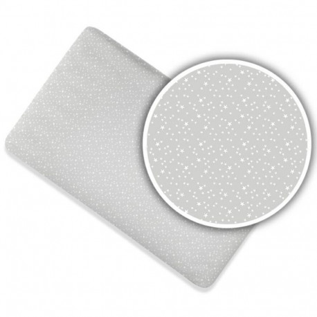 Ankras bed sheet with elastic band 120x60 constellation grey
